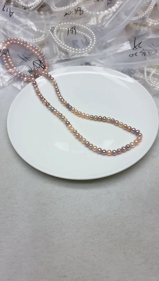 淡水珍珠未镶嵌项链A32