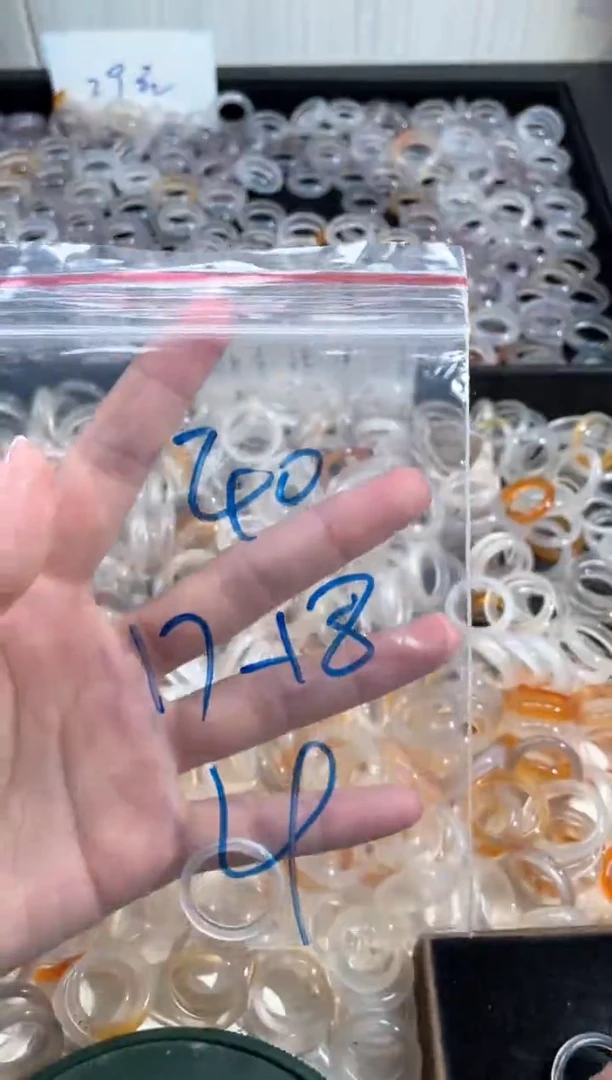 玛瑙/玉髓戒指未镶嵌40