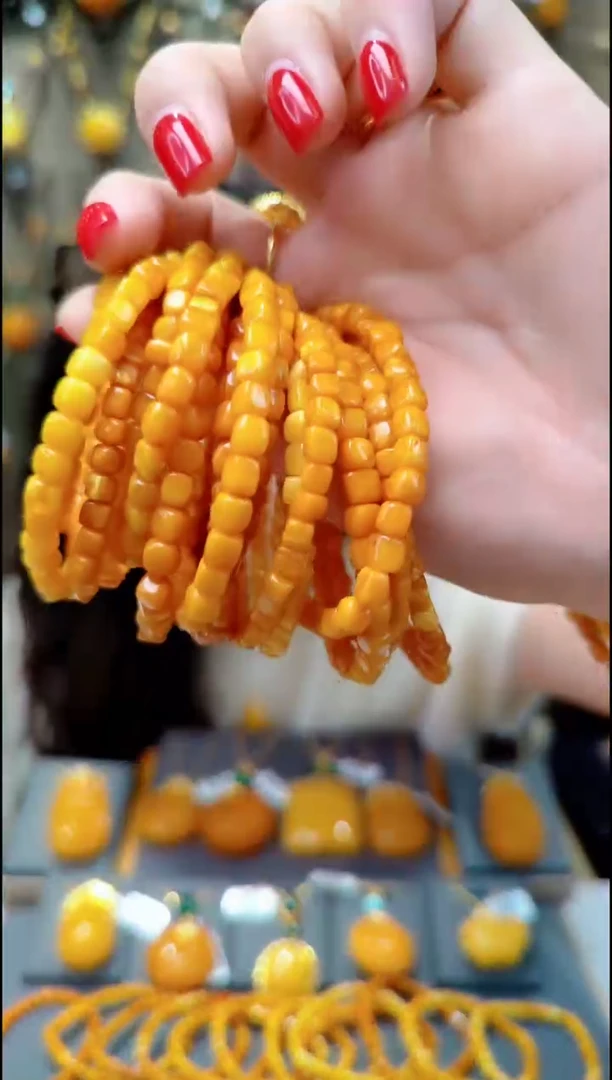 【闪购商品】蜜蜡珠宝奇石未镶嵌H595蜜蜡手串多样性发一件