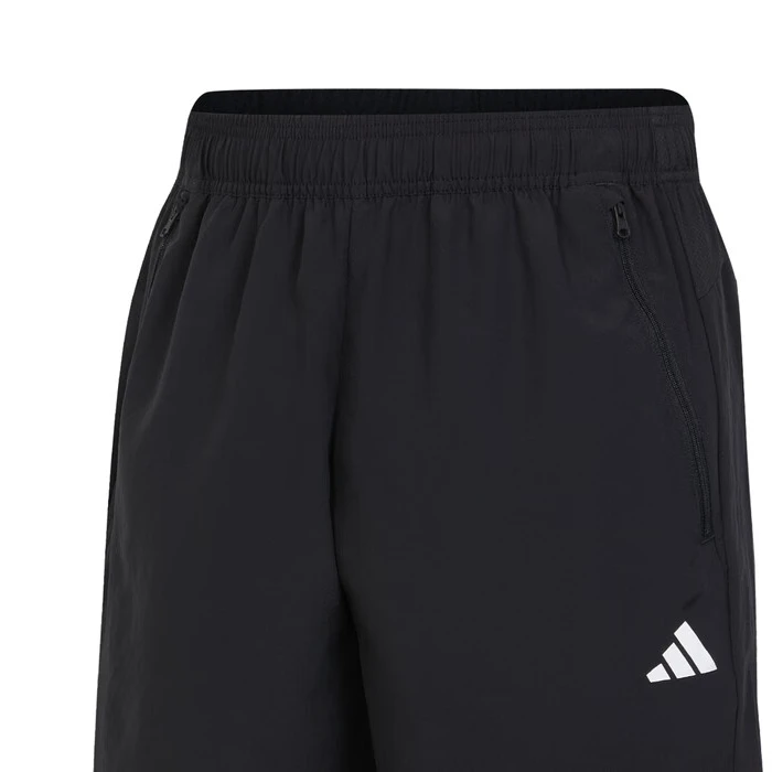 阿迪达斯男系带透气反光运动短裤五分裤短裤跑步梭织夏季童装运