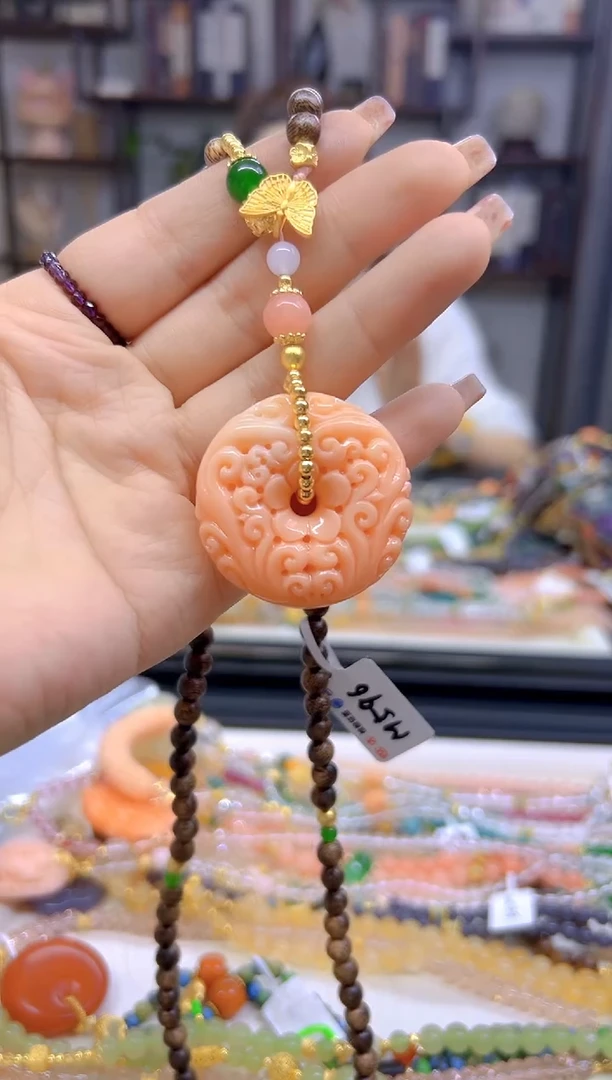 玛瑙/玉髓毛衣链未镶嵌M596