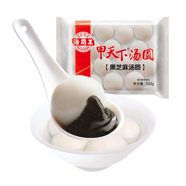 海霸王甲天下简装黑芝麻汤圆 500g