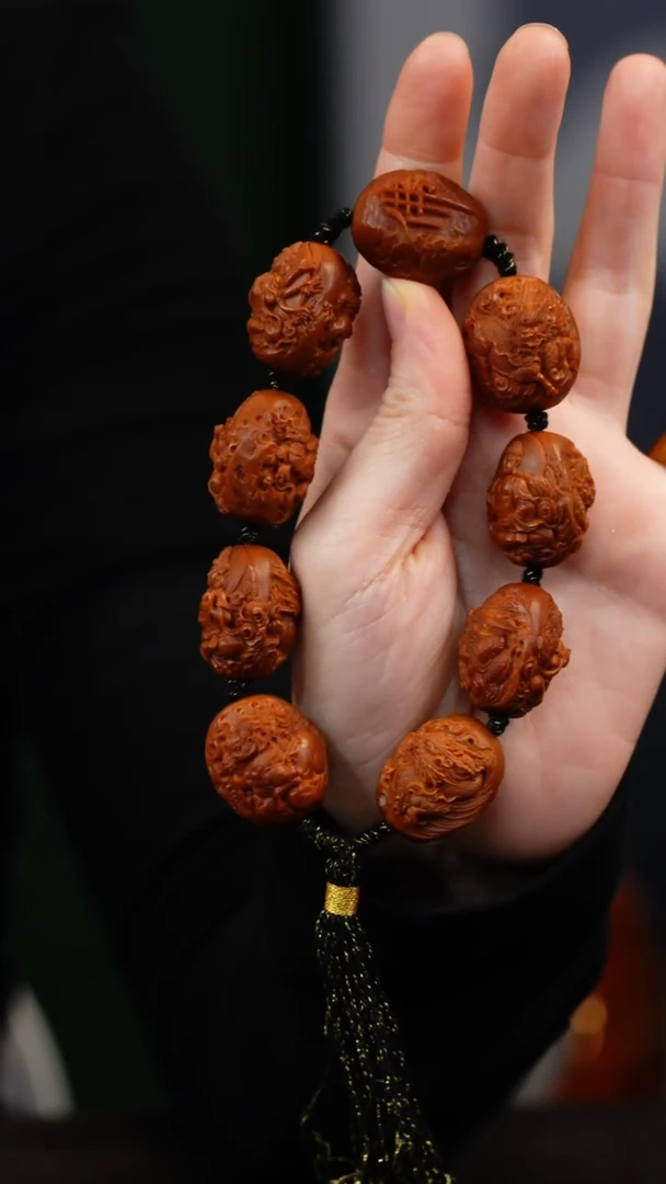 手串/手链橄榄核大**装宋水官瑞兽万佛