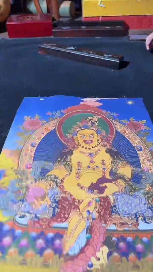 卷轴画藏式珍藏彩绘艺术馆598