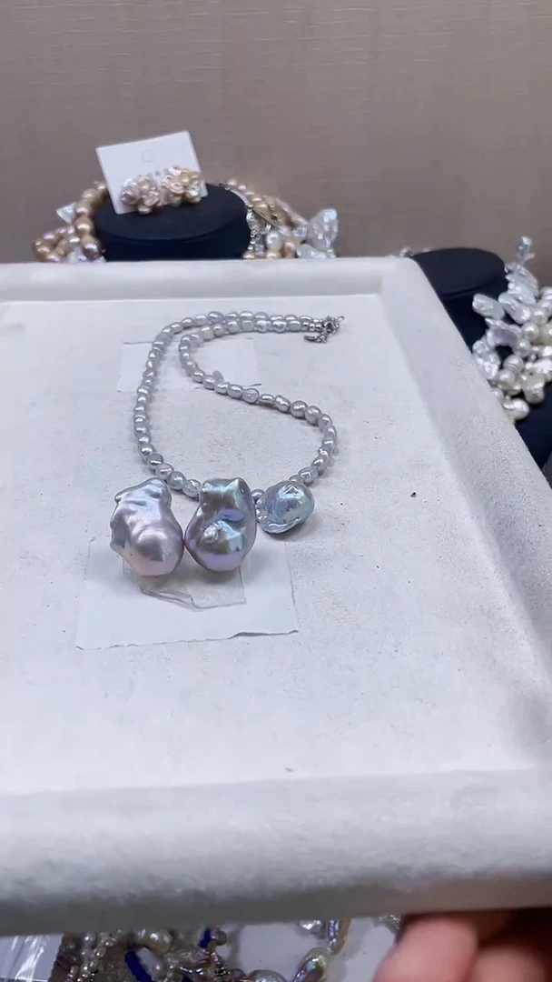 未镶嵌套装淡水珍珠【纯恬饰品】