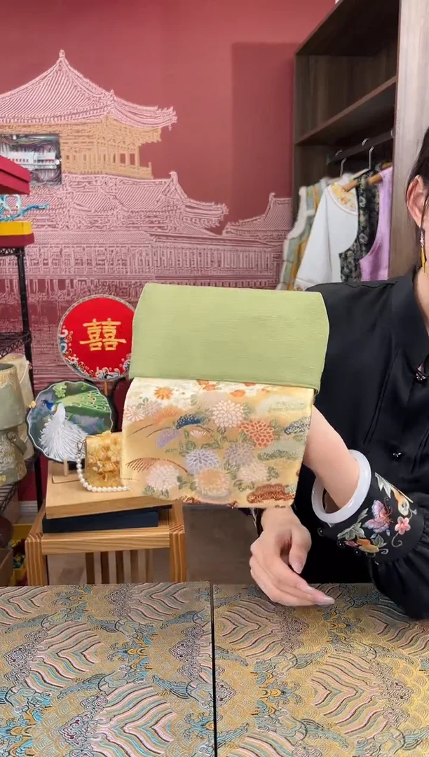 【闪购商品】刺绣手工西阵织包包 