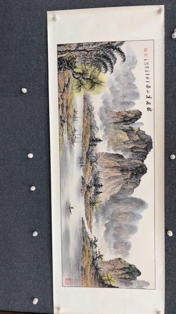 国画10.20-XX-张鑫-小六尺-富春山居图（不带国检）