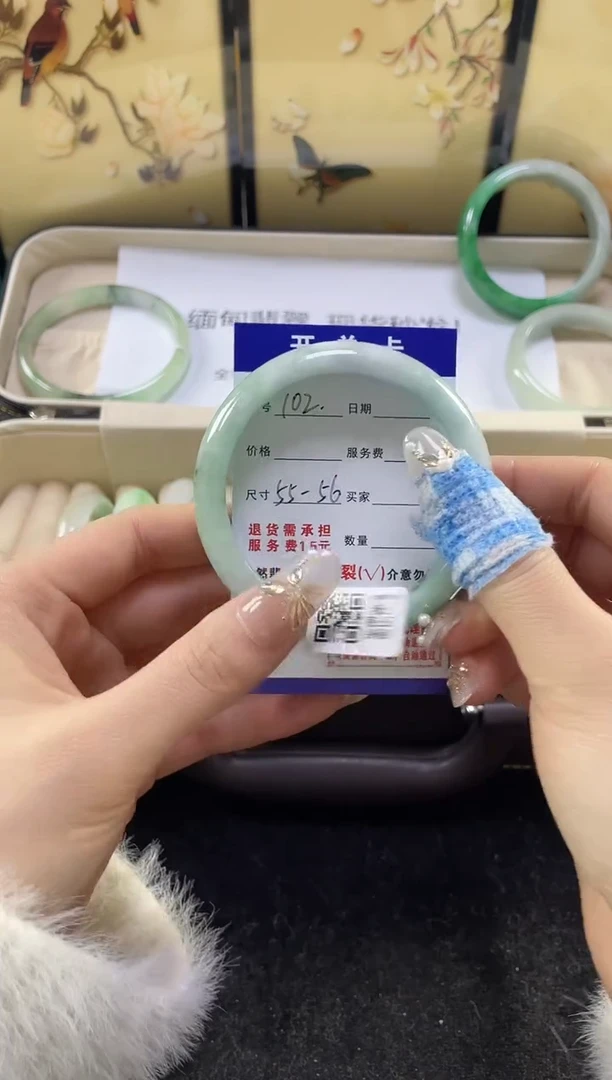 【闪购商品】翡翠手镯未镶嵌缅甸翡翠现货秒发102