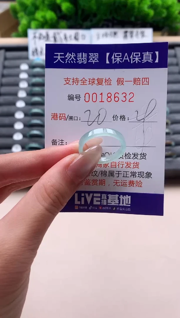 未镶嵌戒指翡翠天然  18632