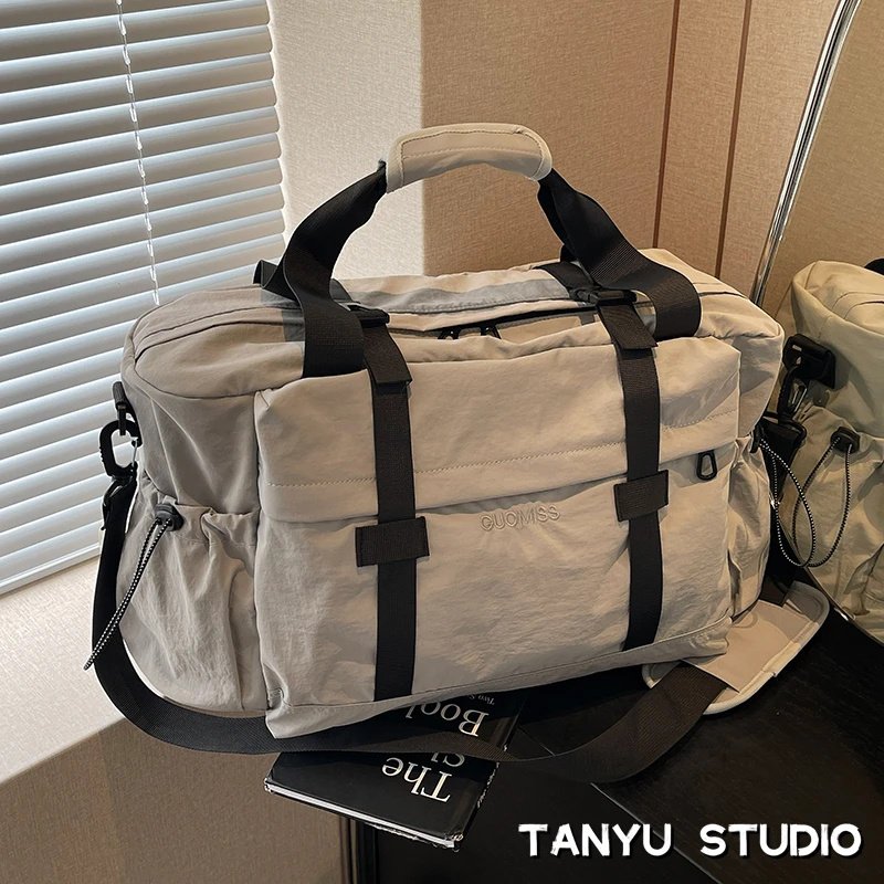 探屿旅行包女大容量短途轻便手提包收纳便携行李袋干湿分离健身包