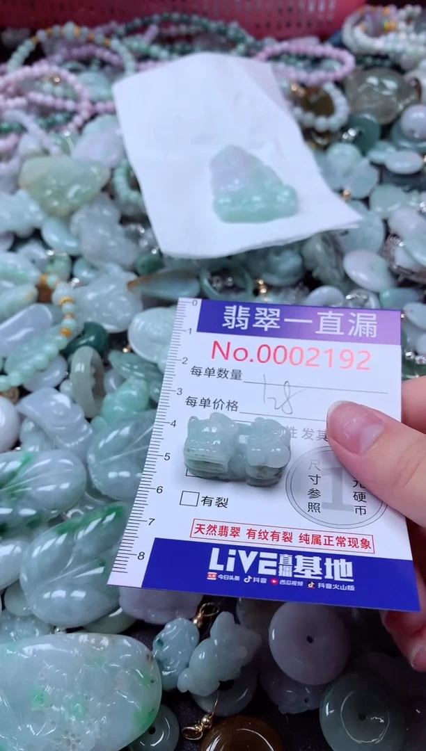 翡翠未镶嵌吊坠(不含链)2192