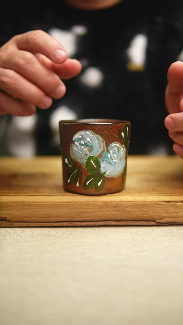 @@陶园瓷舍@@纯手工手绘@高温釉下彩