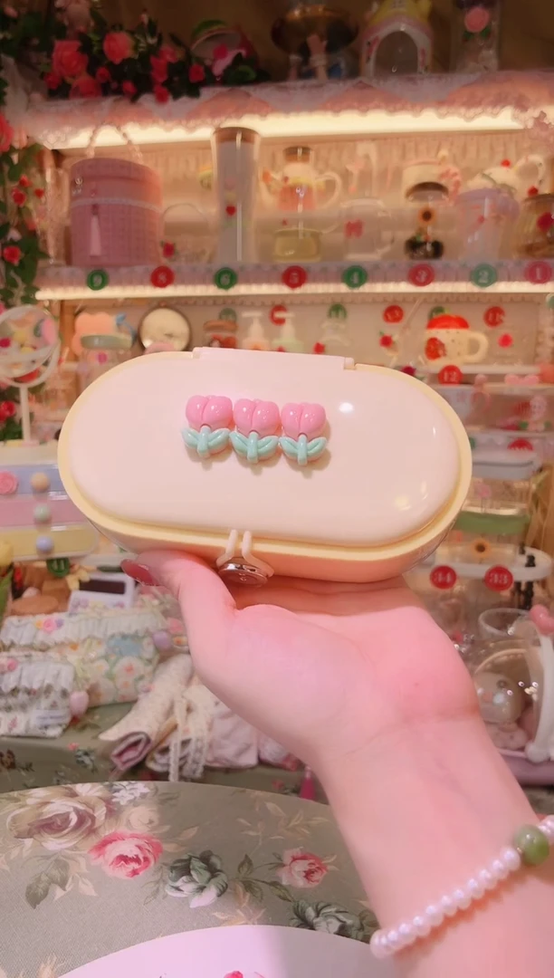 郁金香花针线盒——手工制作品质好！