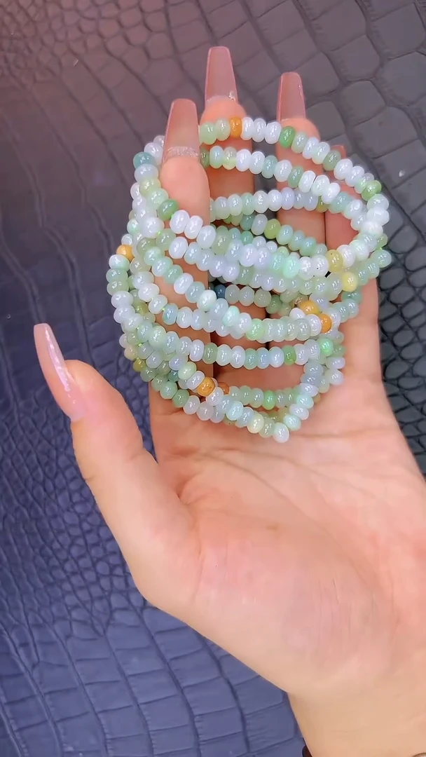 未镶嵌手链翡翠翡翠多宝手链