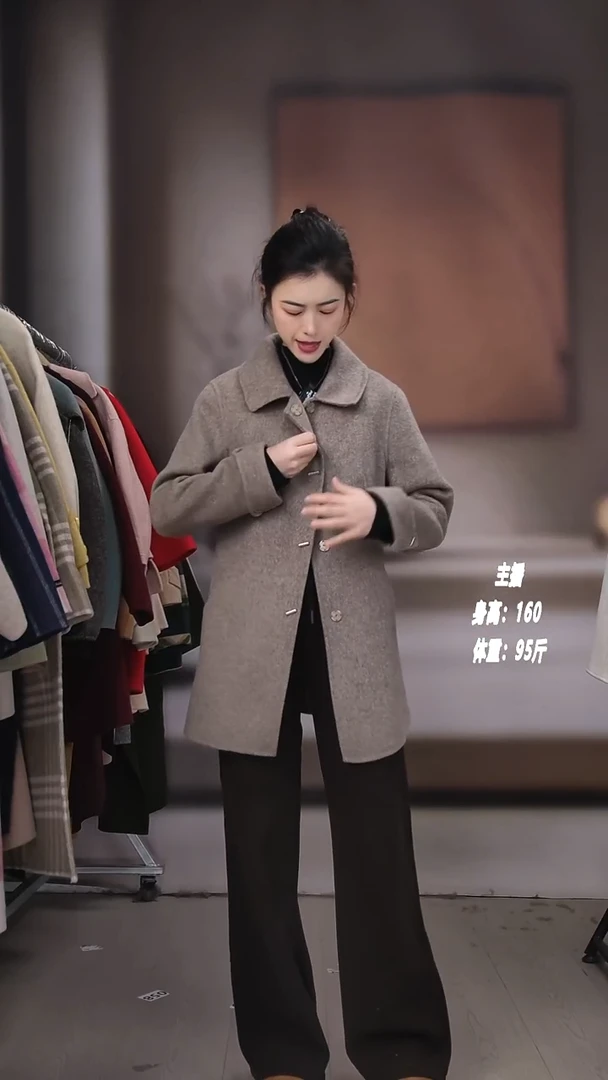 长 短款羊羊大衣170