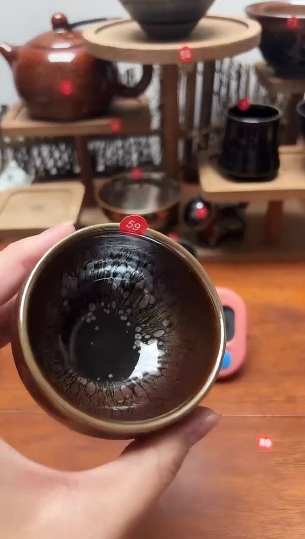 茶盏八*59号建盏工匠茶器