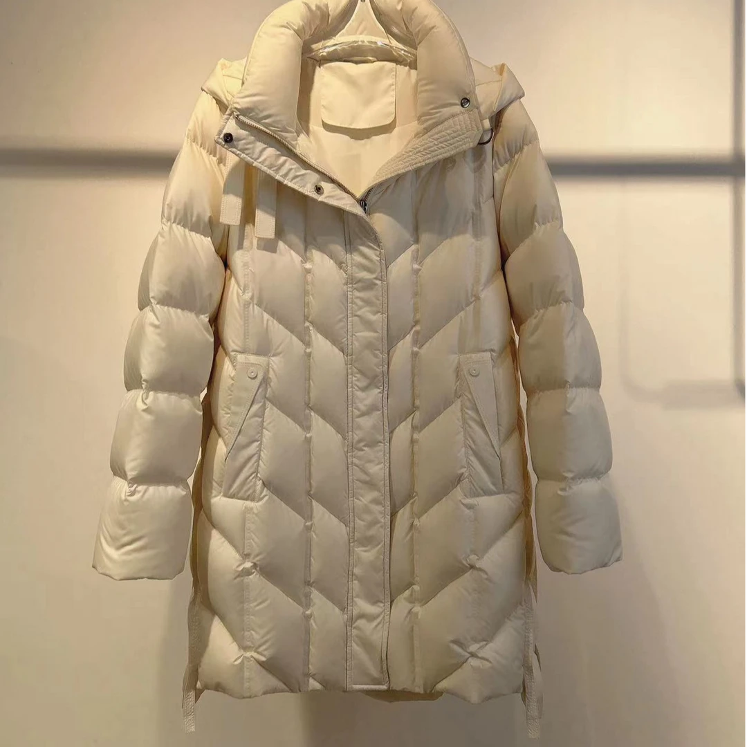 【菲格专属】中长款廓形羽绒服ZY099