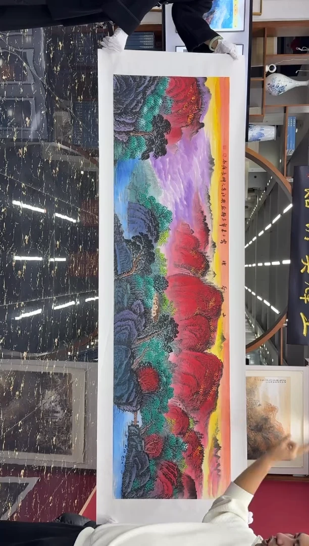 国画国画绘画山水花鸟