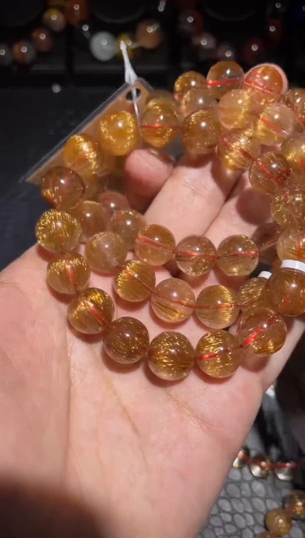 【闪购商品】水晶手链未镶嵌发晶单圈A12（多样性发其一）