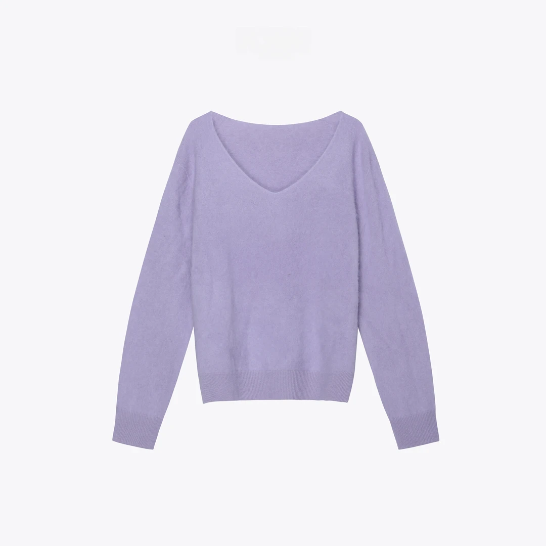 云吻毛衣 2025年秋冬阿拉善山毛针织毛衣