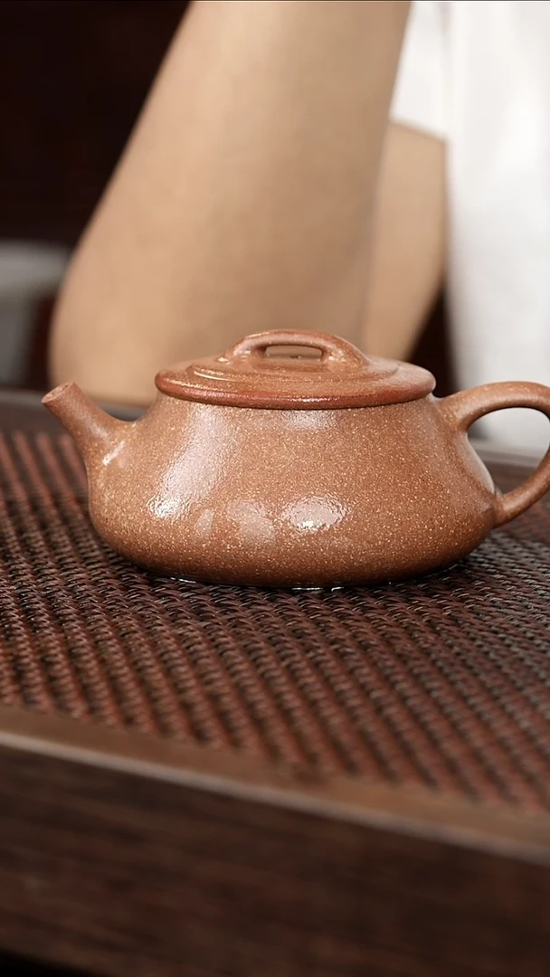 茶壶紫砂青降坡云瓢{红}