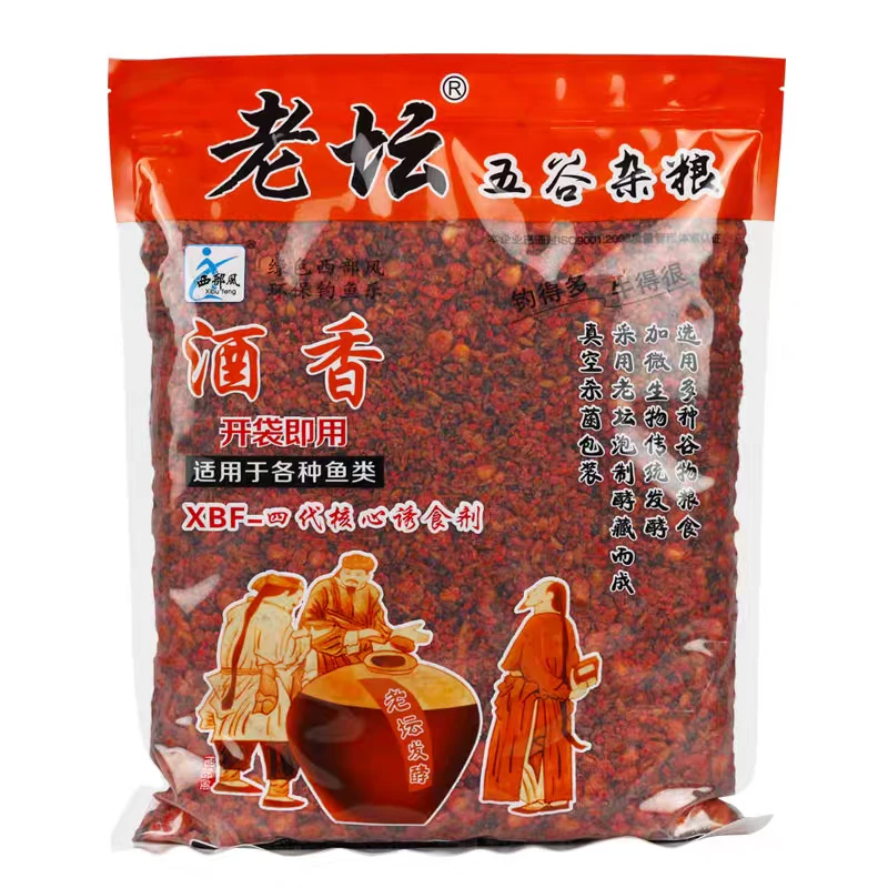 西部风鱼饵2500g老坛五谷杂粮鲫鱼鲤鱼饵黑坑颗粒江河野钓打窝料