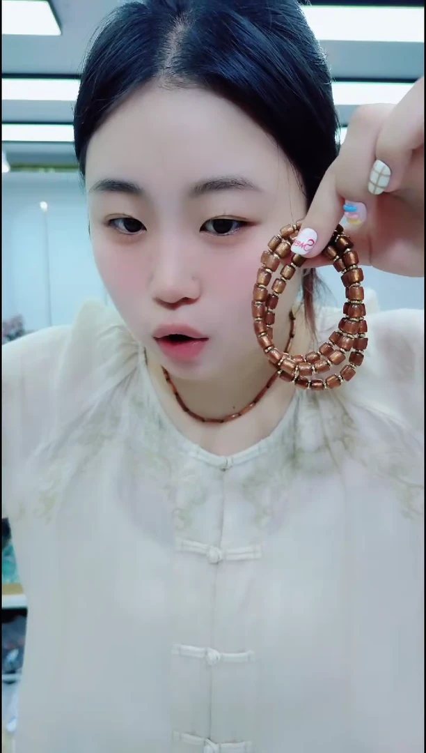 玛瑙/玉髓颈饰合金0915直切手串