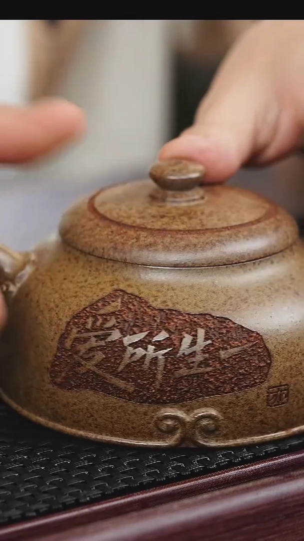 茶壶紫砂宜兴原矿紫砂作品