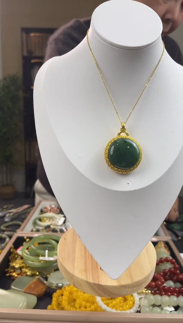 颈饰未镶嵌和田玉多样性拍一发一  123