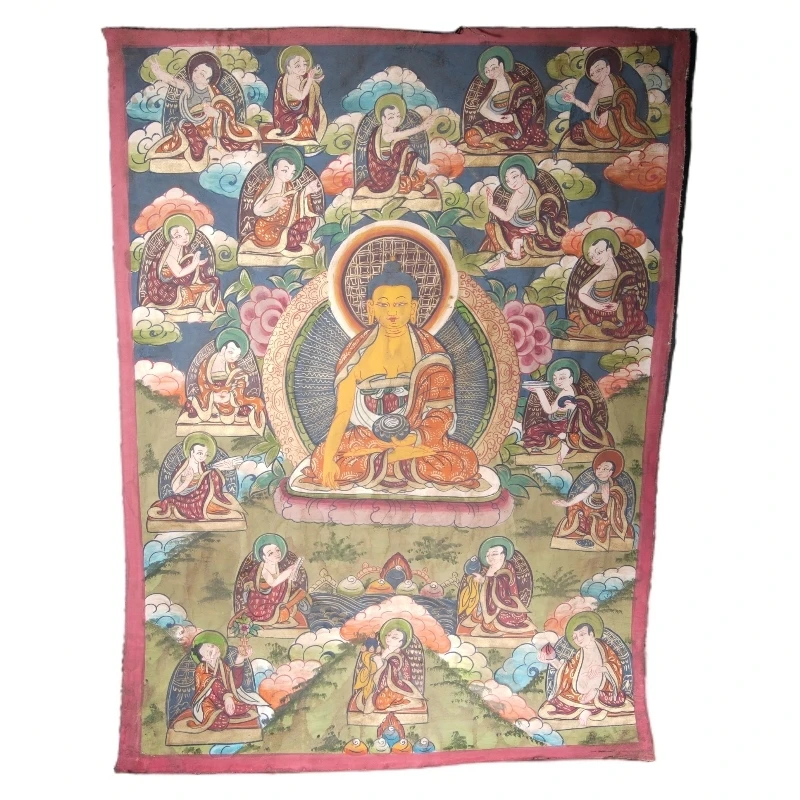 Tgz28 清代 释迦摩尼唐卡