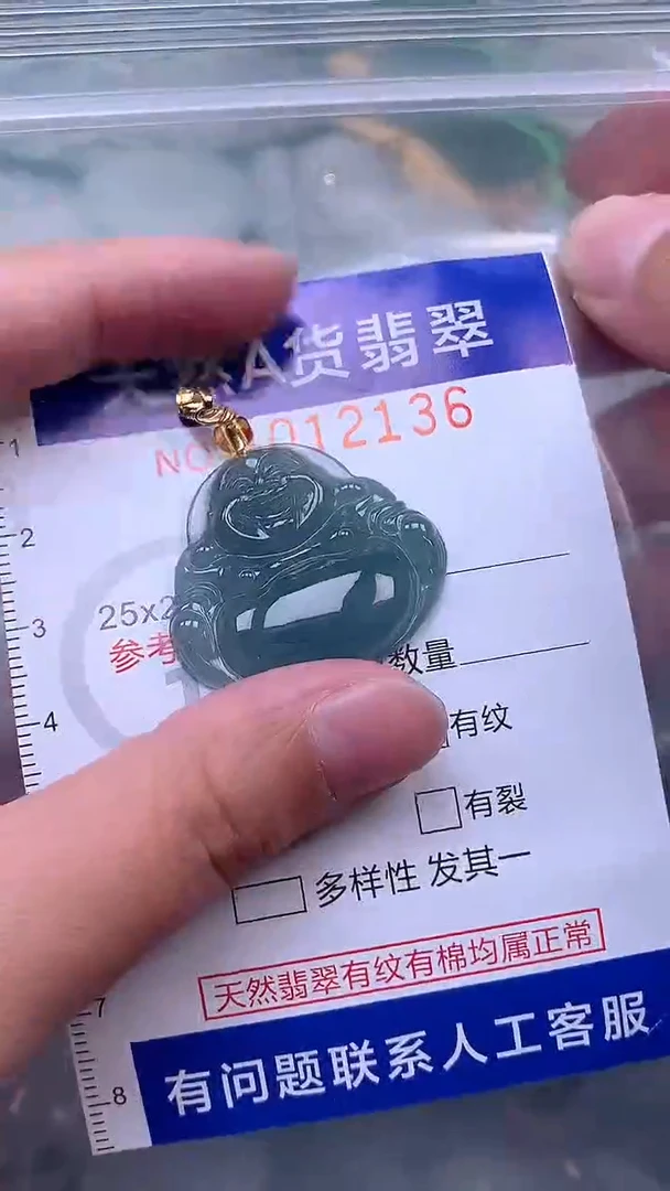 吊坠(赠链)未镶嵌翡翠1