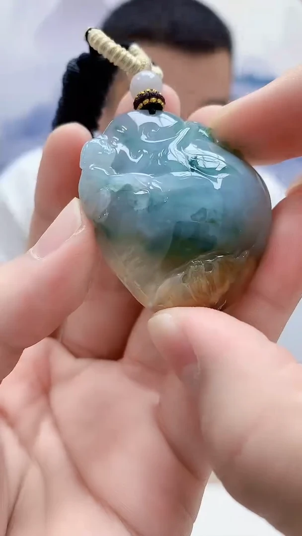 未镶嵌定制翡翠4898bb-毛货挂件47