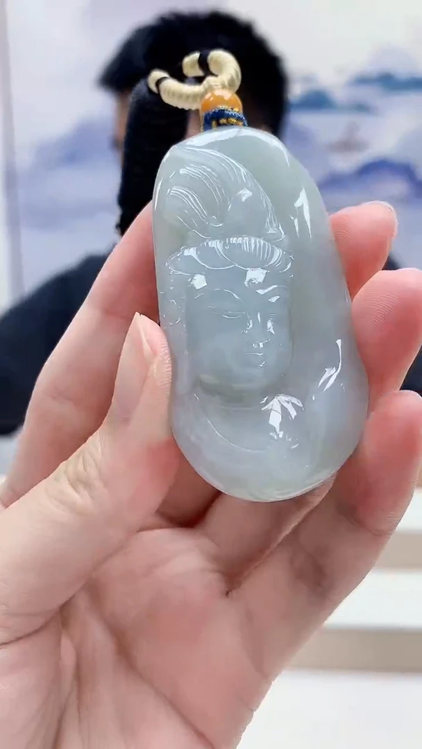 未镶嵌定制翡翠5028zm-毛货挂件13