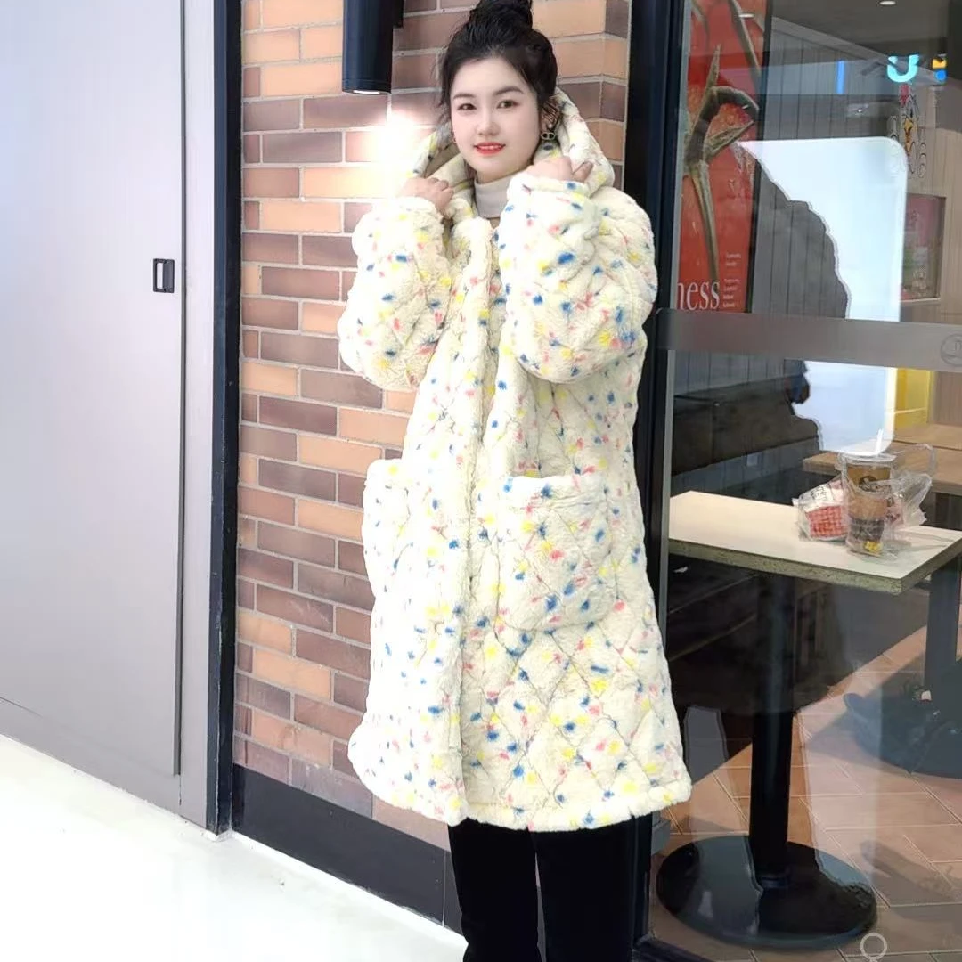 冬季儿童中大童青少年加厚加绒保暖夹棉棉袄棉服可外穿家居服连帽