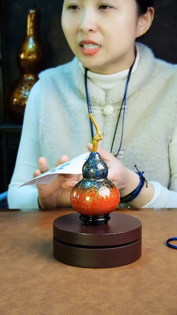 【闪购商品】287大漆酒葫芦直播闪购链接实拍送底座