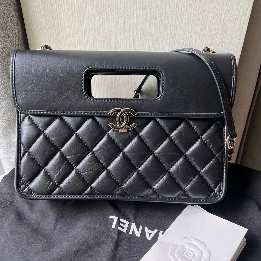 未使用 Chanel/香奈儿 23S 菱格公文包