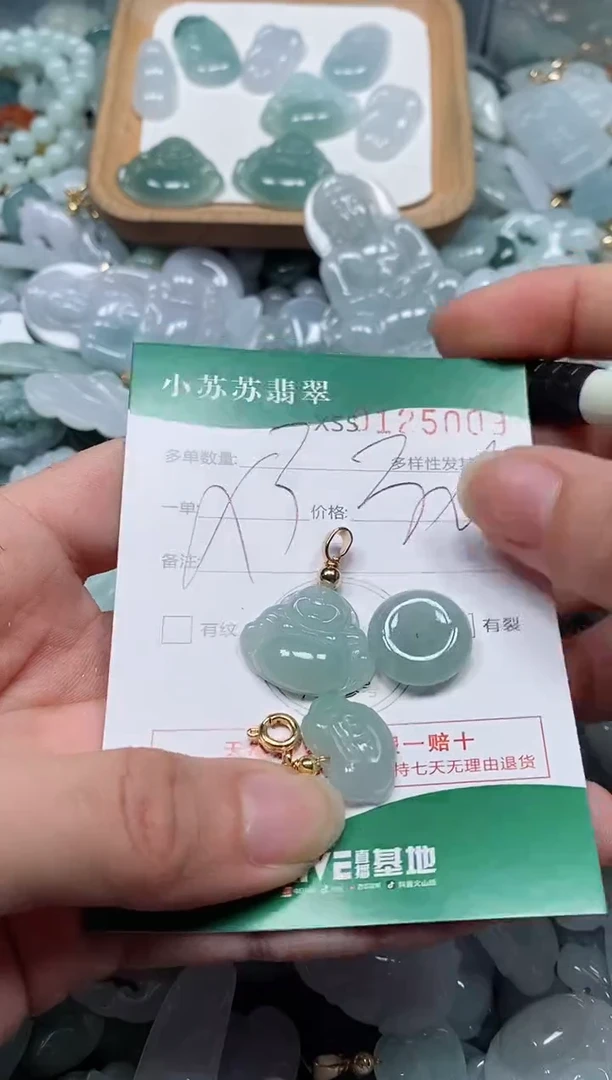 【闪购商品】翡翠颈饰未镶嵌闪购商品0125009