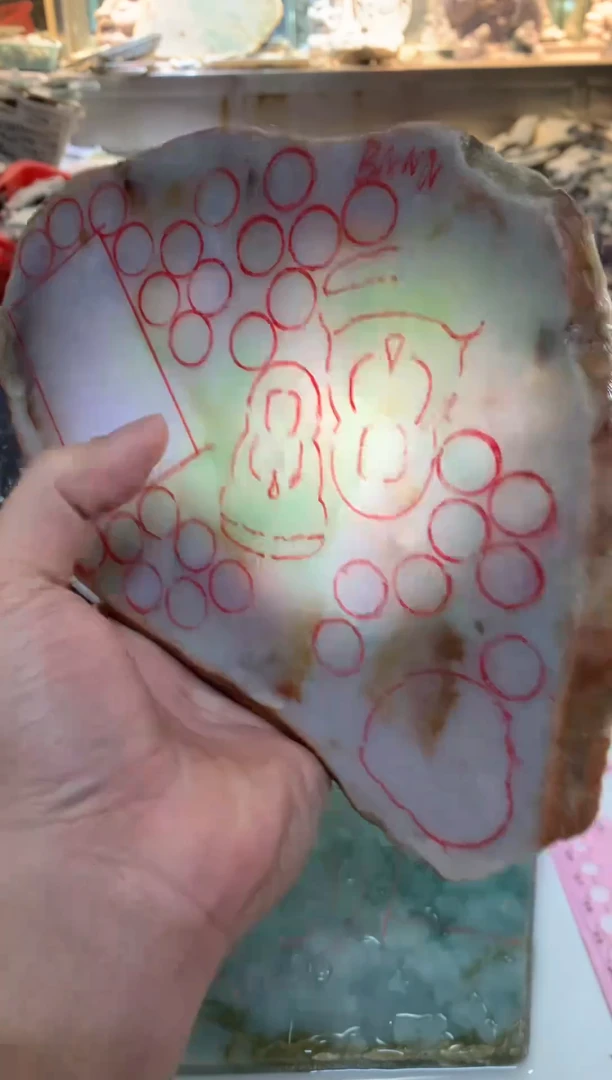 裸石翡翠0朗0翡翠珠宝787