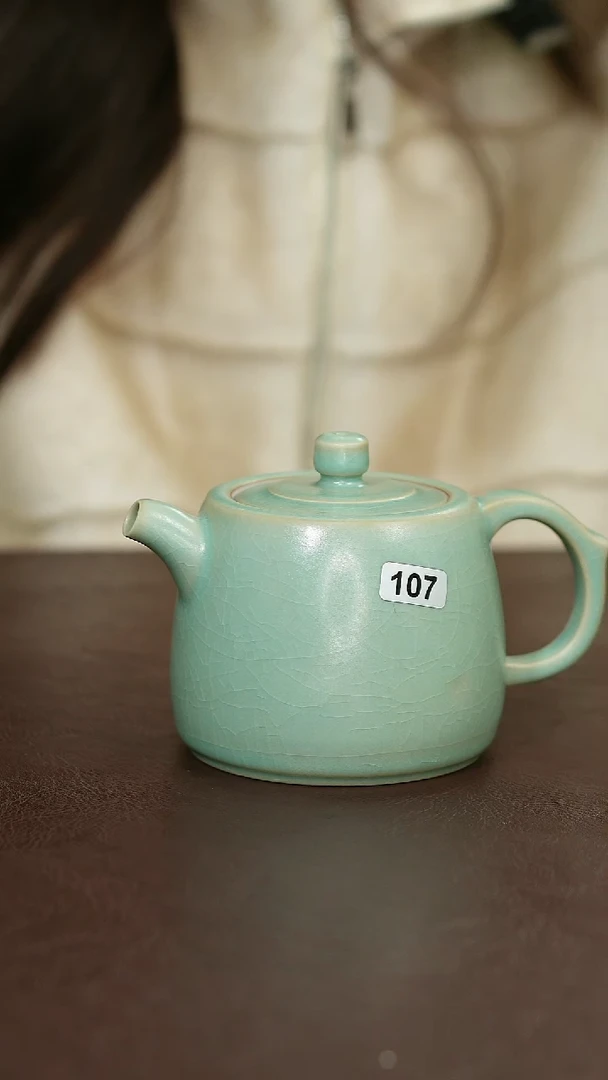 摆件瓷107微瑕原矿原釉汝宋汝瓷