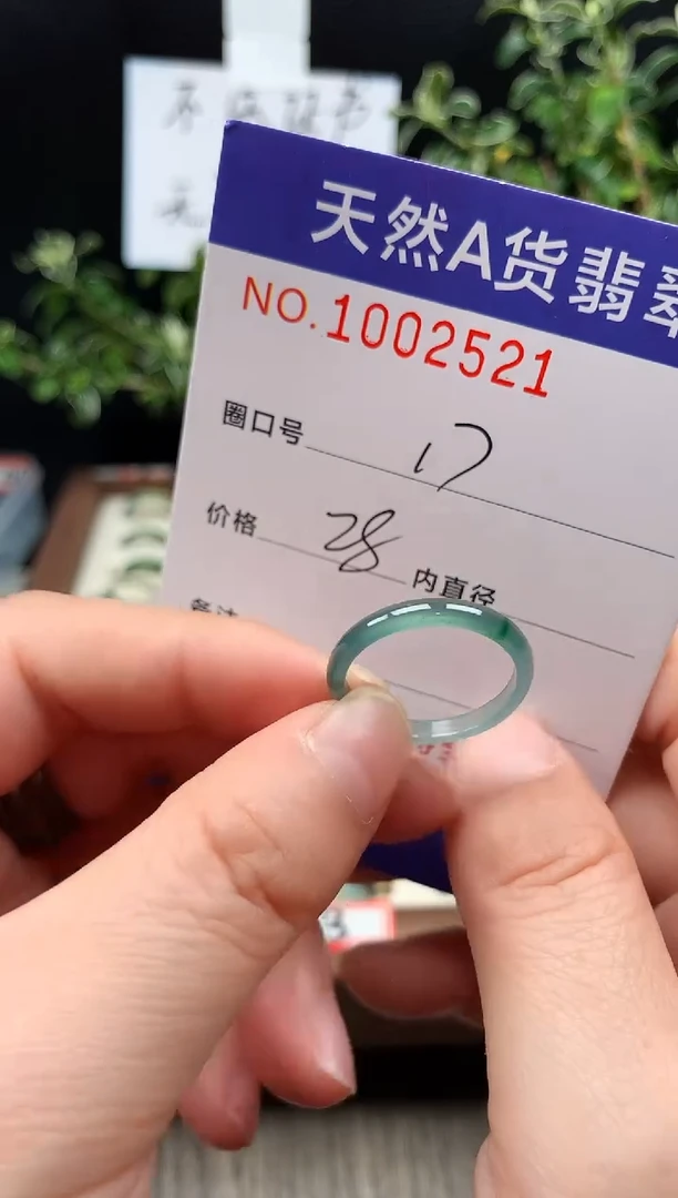 未镶嵌戒指翡翠17#