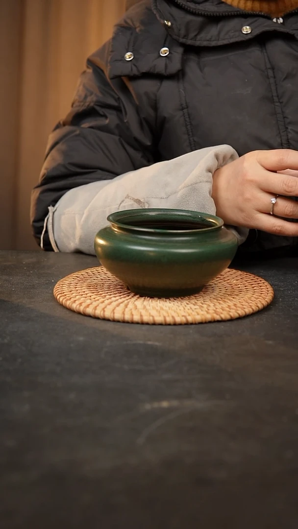 【闪购商品】瓷片泥泥手工花盆口8