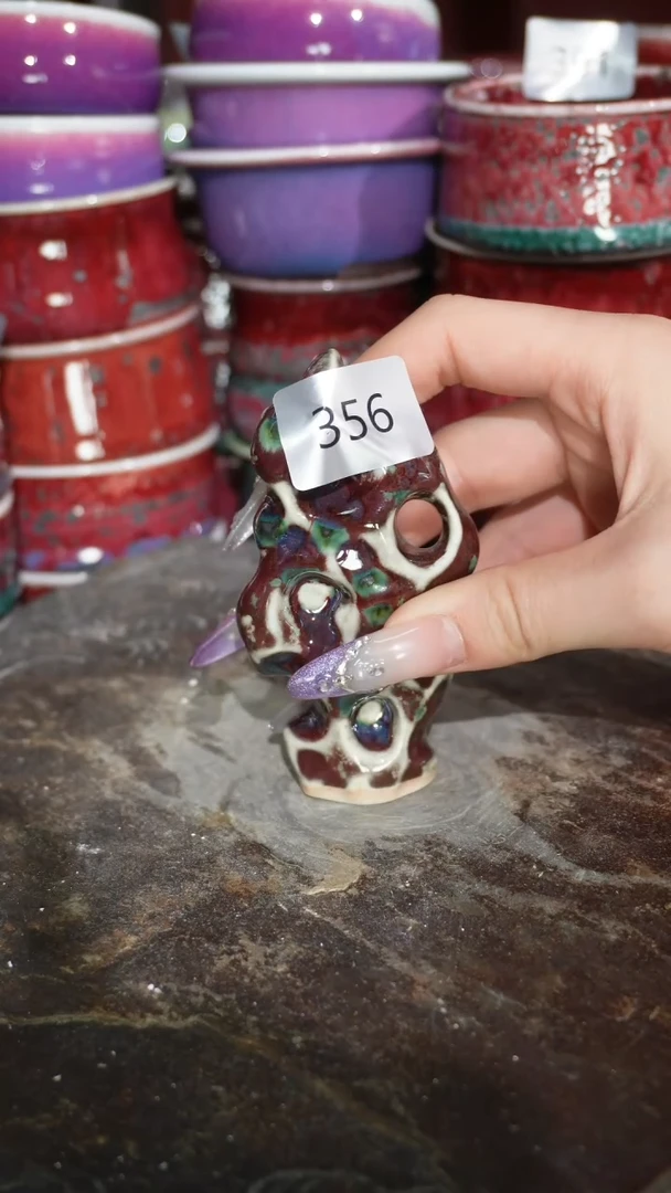 摆件陶精品窑变钧瓷茶器
