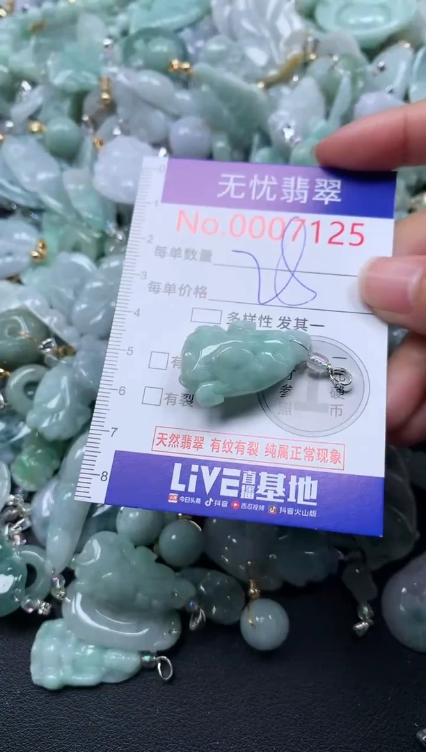 颈饰未镶嵌翡翠7125