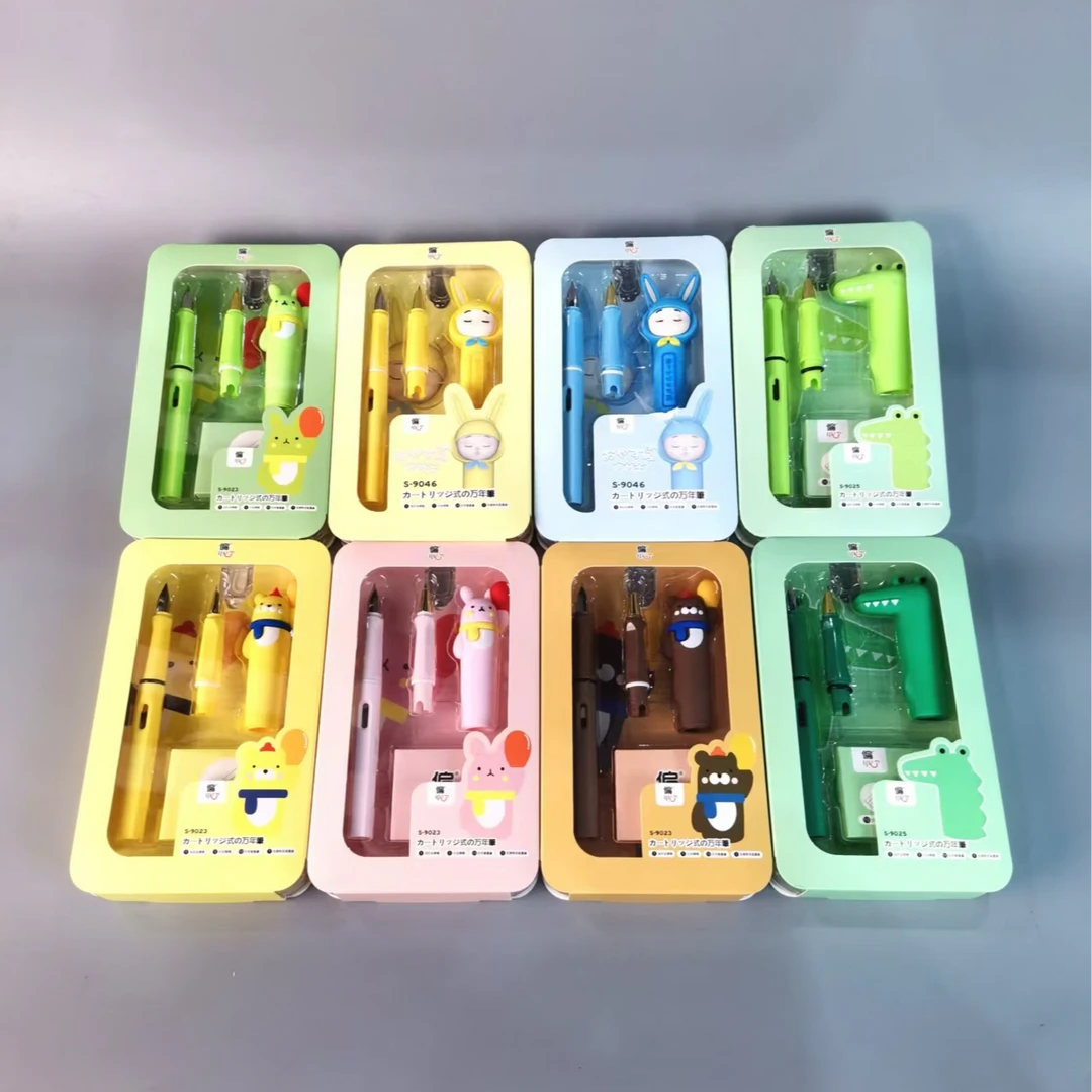 偏心钢笔套装904【图案不挑】