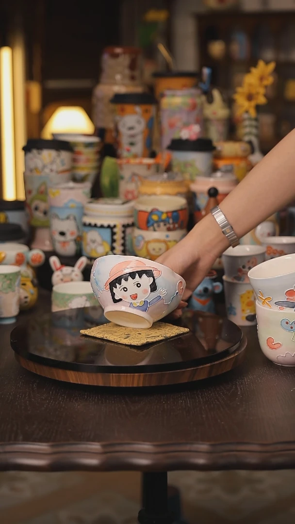 景德镇釉下彩绘设计师款式陶瓷