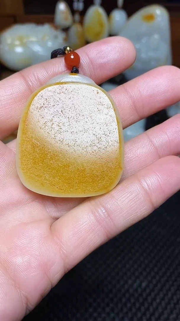 未镶嵌和田玉挂件水*财3