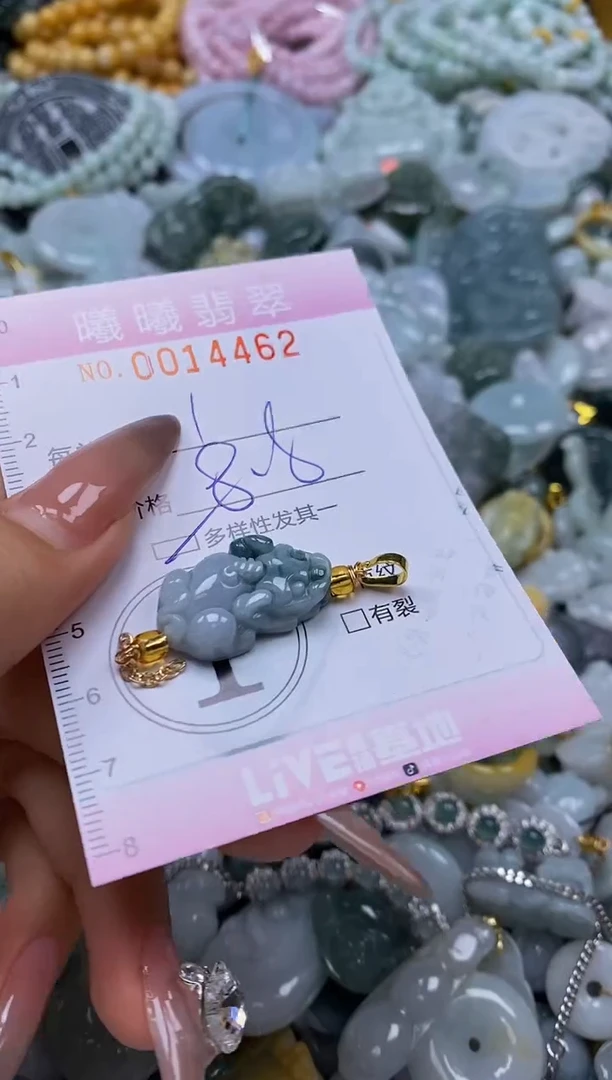 翡翠未镶嵌颈饰闪购0014462多样性发其一