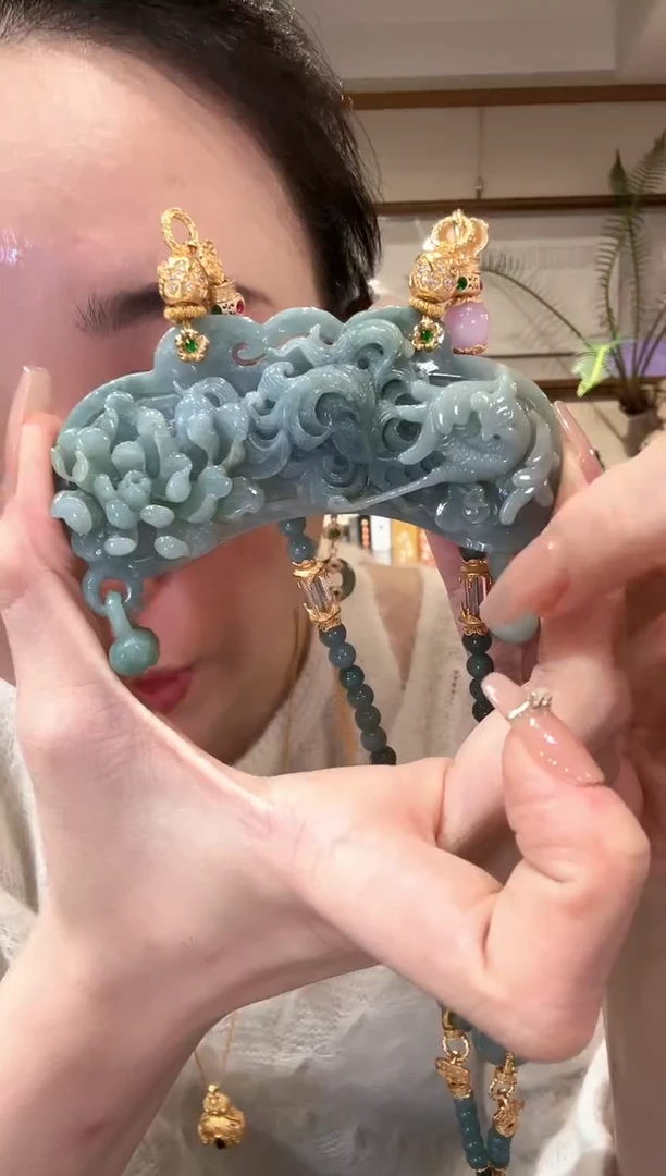 【闪购商品】翡翠颈饰未镶嵌国风