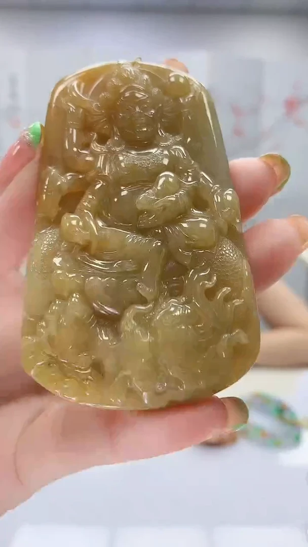 未镶嵌定制翡翠3099ry-毛货挂件41