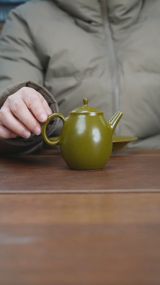 【闪购商品】杯景德镇茶叶末龙蛋壶